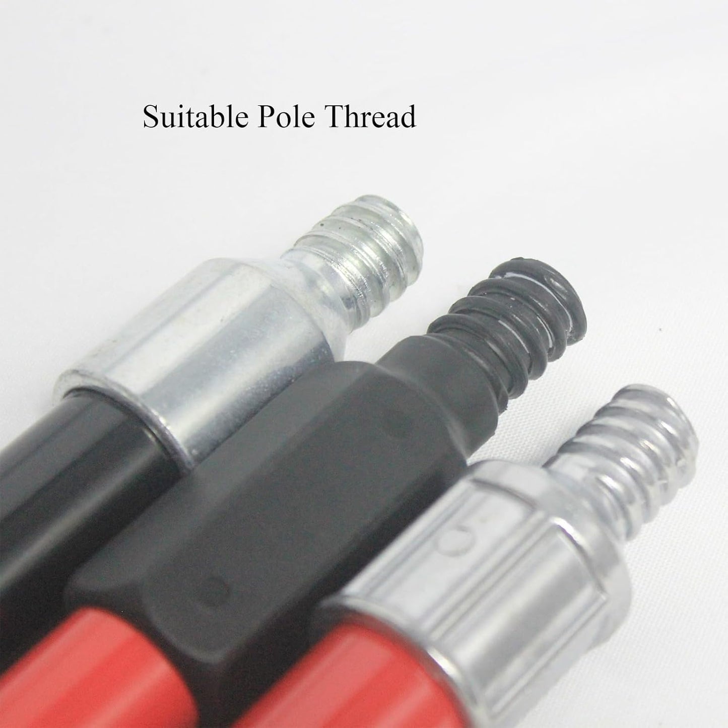 Push Broom Head Outdoor Large Stiff Bristle - Excellent Cleaning Performance- Easy Installation (18 inches)