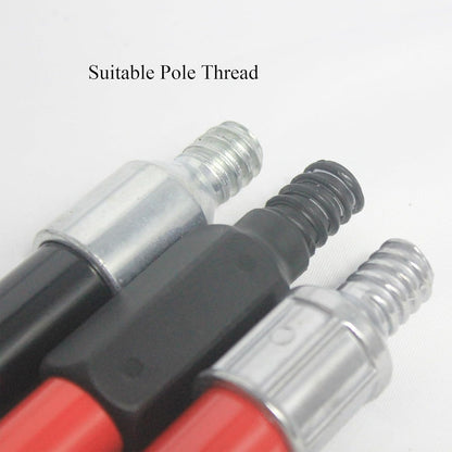 Push Broom Head Outdoor Large Stiff Bristle - Excellent Cleaning Performance- Easy Installation (18 inches)