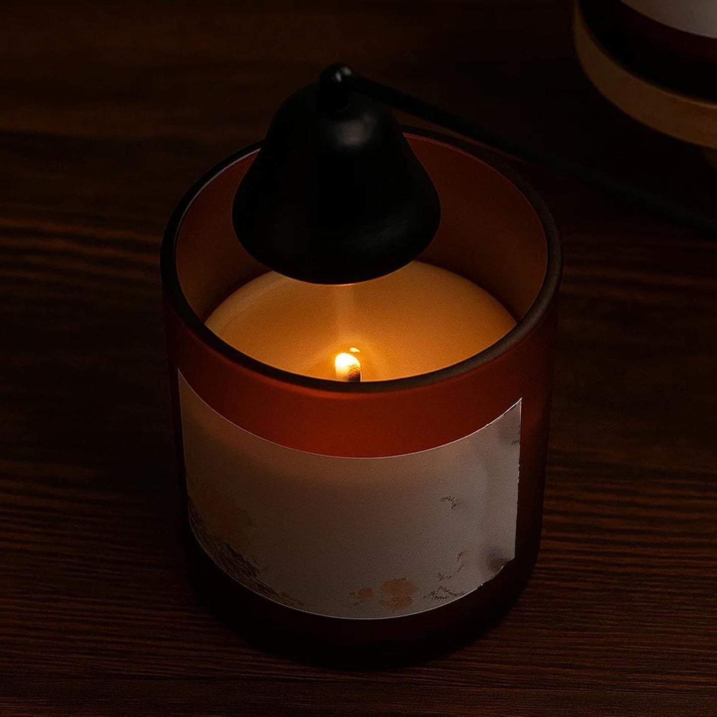 2-Piece Candle Snuffer with Wick Dipper,Candle Snuffer, Brass Candle Snuffer and Long Handle Putting Out Fire, Durable Metal Candle Tools for Home Decor and Relaxation