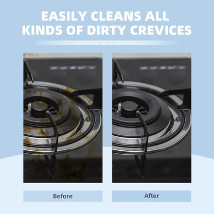 Hard Bristle Crevice Cleaning Brush-Thin Gap Scrub Brush, Small Cleaning Brush, Grout Brush, Kitchen Brush, Cleaning Tools for Toilet, Bathroom, Sink, Home, Household, Window (6, Light Blue)