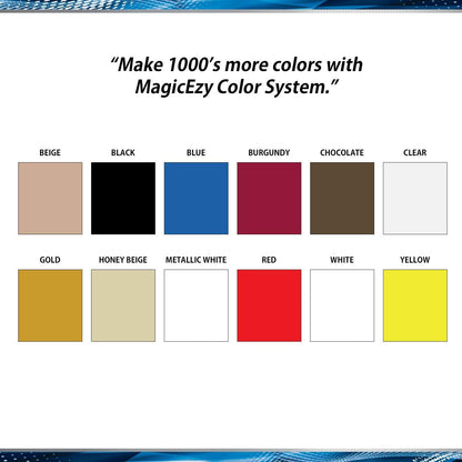 MagicEzy Tile Repairezy - (Beige/White Kit) Ceramic Floor Tile Repair Kit - Super Strong Tile Gap Filler - Fix Cracks, Chips, Holes Fast.