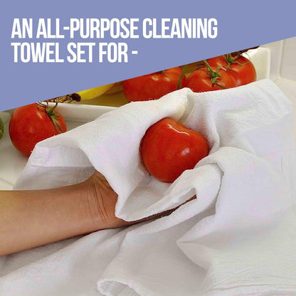 Flour Sack Towels| Tea Towel for Crafts| Kitchen Dish Cotton Blank Towel for Embroidery|Baking Bread Proofing Linen Cover| Thick Absorbent Quick Dry| 3 Pack 28"x28" White