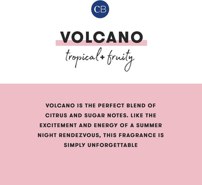 Capri Blue Diffuser Oil Refill - Premium Fragrance Oil - Use with Electric or Ultrasonic Diffusers for Home - Long Lasting Sugared Citrus Scent (Volcano, 0.5 fl oz)