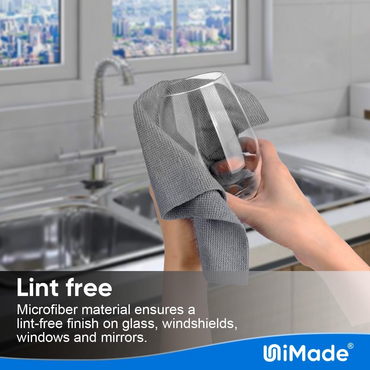 Microfiber Cleaning Cloth, 50 Pack Microfiber Towels for Cars Reusable Shop Rags Bulk Lint Free Cleaning Towels for Car Kitchen Automotive Bar Mechanic Restaurant Garage, 11.5"x 11.5", Grey