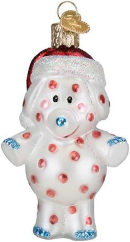 Old World Christmas Spotted Elephant Glass Hanging Ornament