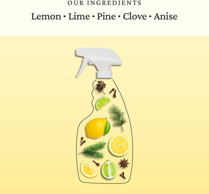 Fresh Wave Lemon Scent Odor Eliminator Spray & Air Freshener, 24 fl. oz. | Odor Absorber for Home, Furniture, Fabrics & Trash | Safer Odor Relief