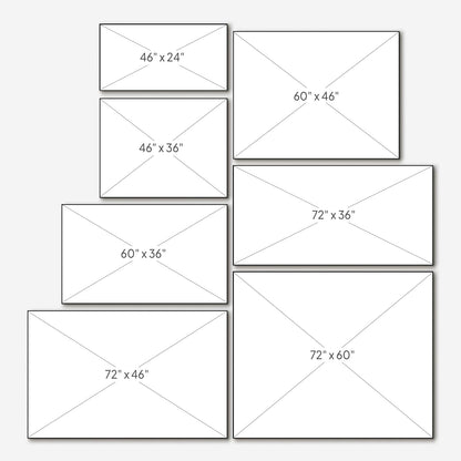 SIGNWIN 46"x72" Extra Large Framed Wall Art Vintage Botanical Floral with Golden and Teal Leaves, Elegant Nature Illustration for Home Living Room Bedroom Decor (Frame Assembly Required)