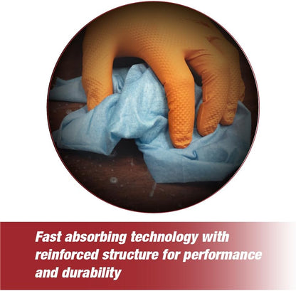 LAUCO PrepWipe Heavy Duty Cleaning Towels, Lint Free Industrial Paper Towels - Disposable Pack of 300 Sheets 10"x14" (4 Boxes)