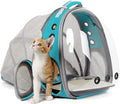 halinfer Back Expandable Cat Backpack Carrier, Fit up to 12 lbs, Space Capsule Bubble Window Pet Carrier Backpack for Cat and Small Puppy