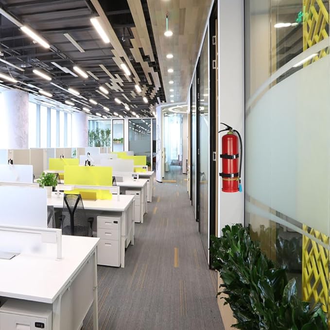 Fire Extinguisher Metal Bracket, Heavy Duty,Compatible with 5-Pound Fire Extinguishers (5LB 4PCS)