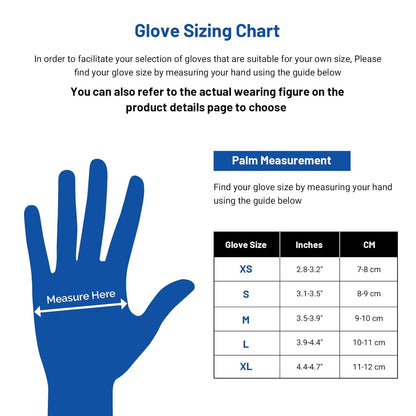 JMU 200 Count Nitrile Gloves Small, 3.5 Mil Powder Free Latex Free Disposable Gloves for Medical, Cooking, Cleaning