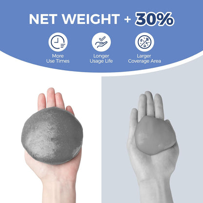 CLICK CLEAN 2Pcs Cleaning Gel for Car, 7oz Car Detailing Tools, Cleaning Putty Gel, Car Interior Cleaner Universal Dust Cleaner for Keyboard, Laptop, Air Vents (Coconut)