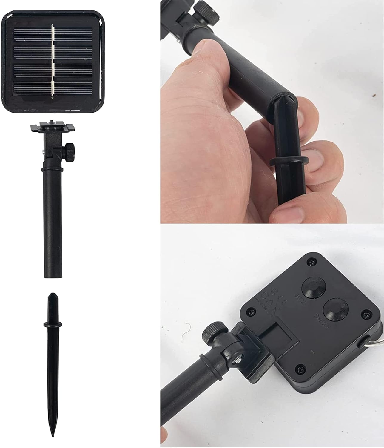 Dazzle Bright 2 Pack Halloween Fairy String Lights, Total 80FT 240 LED Solar Powered Fairy Lights with 8 Modes, Waterproof Copper Wire Lights for Outdoor Christmas Yard Party Patio (Purple)