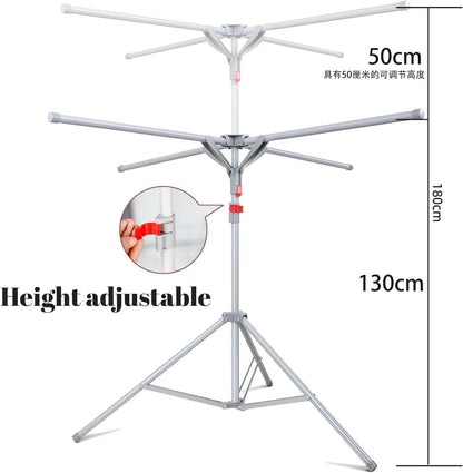 Clothes Drying Rack Foldable & Collapsible Drying Racks Large Capacity Space Saving Indoor Drying Rack for Bedroom,Balcony,Laundry for Indoor/Outdoor
