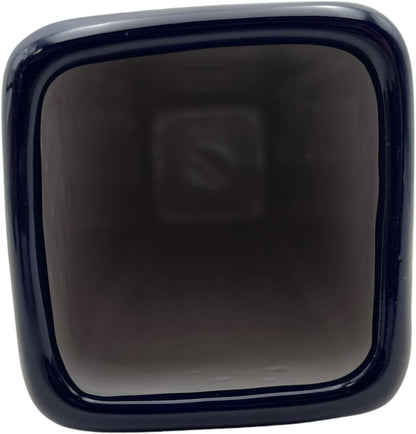 Talavera Planter Pot Square Vase Folk Art Mexican Pottery Handmade Hand Painted Home Decor Indoor Multicolor Outdoor 9.25" (Cobalt Multi)