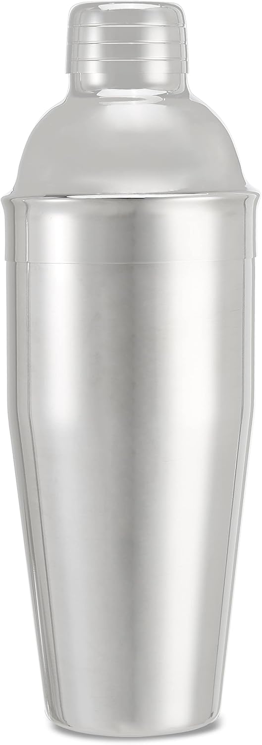 Amazon Basics 10-Piece Stainless Steel Bar Tools Set with Bamboo Stand Holder