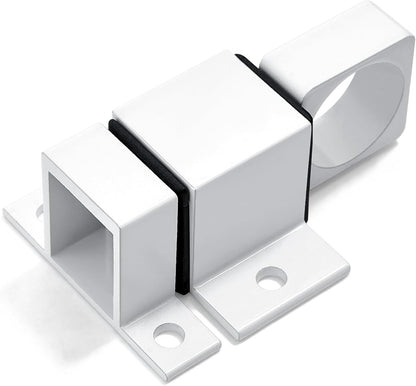 4 Packs Spring Door Lock, White Self-Closing Gate Latch with Aluminum Alloy, Security Latch for Windows, Cabinets & Gates