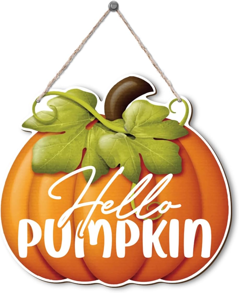 Fall Home Decor, Fall Door Decorations, Pumpkin Wall Decor, Front Door Hanging, Harvest Thanksgiving Farmhouse Porch, Indoor And Outdoor Home Decorations, Housewarming Gift