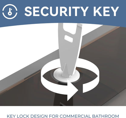 Paper Towel Dispenser Adhesive Wall Mounted,200+ Multifold Trifold c-Fold Hand Paper Towel Dispenser for Bathroom 10.8" L x 3.5" W x 8" H