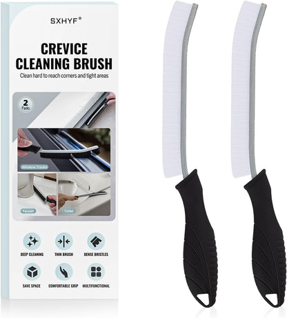 SXhyf Cleaning Brush - Hard Bristle Crevice Cleaning Brush, Multifunctional Gap Scrub Brush, Kitchen Essentials, Bathroom Cleaner Tools for Household Use, Home, Window, Toilet, Stove