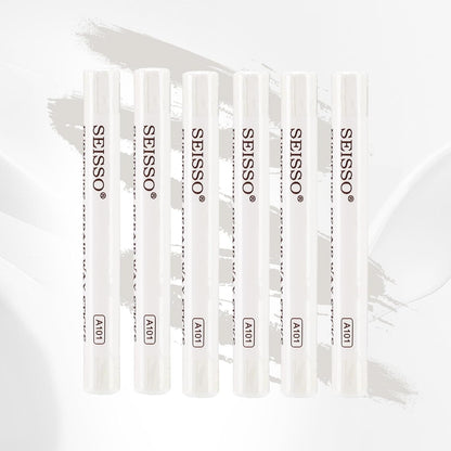 SEISSO Furniture Repair Crayon, 6 Pcs - Wood Filler Sticks, Scratch Repair Wax, Furniture Marking Repair - Scratch, Cracks, Hole, Table, Wood Floor, Guitar, Covering, Instrument Fill Sticks-White