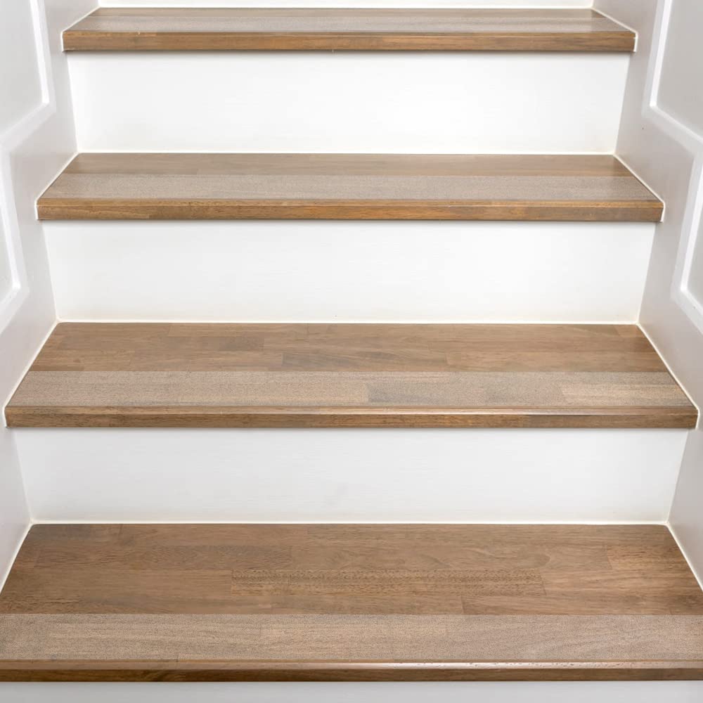 Anti Slip Tape Transparent, More Clear and Comfortable Safety Track Tape (6" Width x 190" Long, Clear)