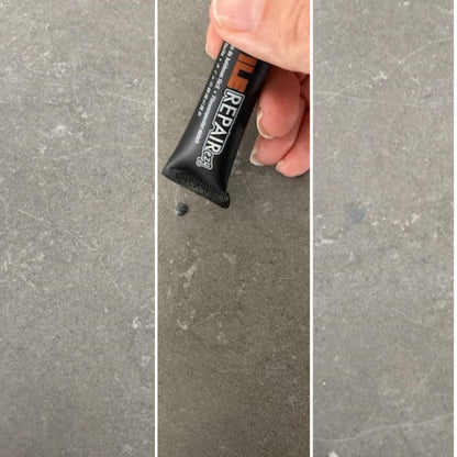 MagicEzy Tile RepairEzy - (Light Gray) Touch Up Paint Filler for Bathroom Tiles, Appliance, Furniture, Walls, Counter Tops - Glossy Finish