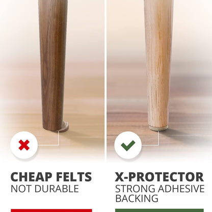 Felt Furniture Pads X-PROTECTOR 235 PCS Premium Furniture Pads - Felt Pads Furniture Feet Best Wood Floor Protectors - Protect Your Hardwood & Laminate Flooring!