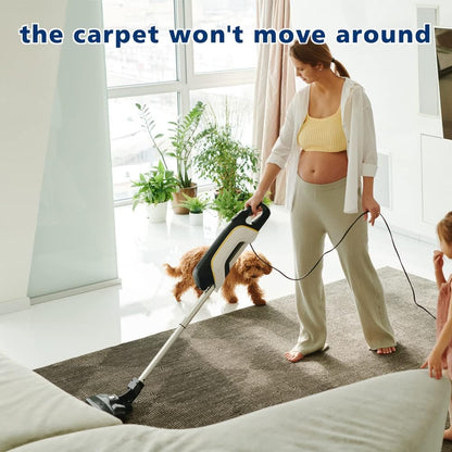 Heavy Duty Carpet Tape Double Sided 4 INx30YD Rug Tape for Area Rugs on Carpet, Perfect Rug Gripper for Holding Area Rugs, Hardwood Floors, Outdoor Rugs, Stair Treads, White.