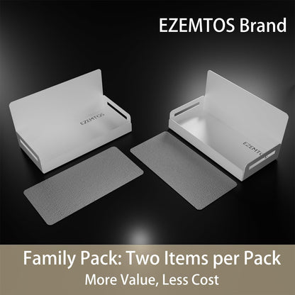 2-Pack Magnet Spice Rack For Refrigerator, White Magnetic Shelves for Classroom, 6" Deep Magnetic Shelf for Fridge Kitchen and Garage Tools Organizing, Heavy Duty 20LB Capacity