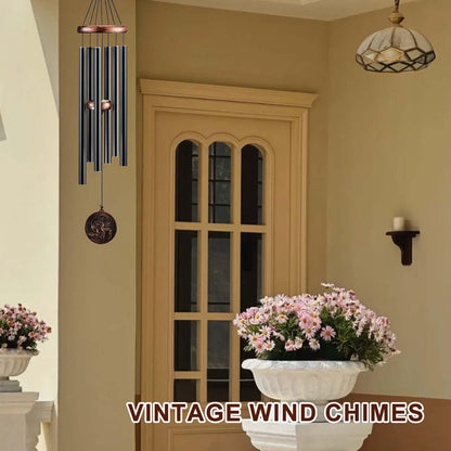 Wind Chimes for Outside, Deer Deep Tone Vintage Wind Chime Outdoor Clearance, Sympathy/Memorial/Festivals/Birthday Gift for Mom Dad Grandma, Home Garden Patio Decor (32" Deer)