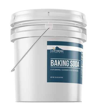 Earthborn Elements Baking Soda (35 lbs) Cooking, Baking, Cleaning, Deodorizing