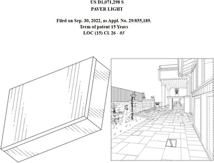 LUMENGY Paver Light 2×9 Inch (1.97 inch X 8.85 inch), 5000K Daylight Effect Glare-Free Illumination for Driveways, Pathways, Pool Deck & Patios,12V AC/DC, Waterproof & Drive-Over Rated