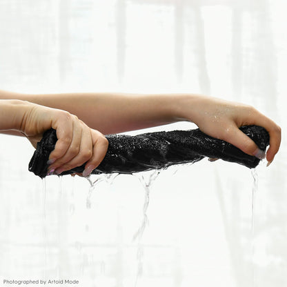 Artoid Mode Checkered Designed Cotton Black Terry Kitchen Dish Cloths, 12x12 Inch Soft Absorbent Quick Drying Cleaning Kitchen Rags Set of 6