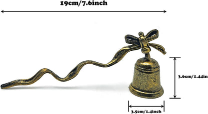 ZOOYOO Candle Snuffer,Vintage Candle Extinguisher Snuffers with Long Handle,Unique Candle Tool for Putting Out Extinguishing Candle Wick Flame Safely