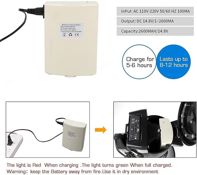 Heavy Duty 75W Professional Megaphone Bullhorn Speaker with Built-in Microphone-Rechargeable Battery&Portable Strap-Siren -USB/SD/AUX Input-Ideal for Football, Baseball,Coaches