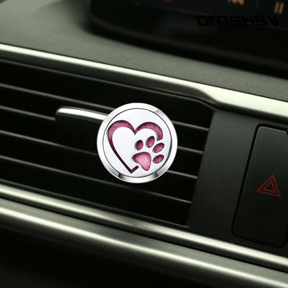 Love Dog Essential Oil Car Diffuser Vent Clips Air Freshener Car Accessories for Women Mother's Birthday Gifts with 10 Refill Pad