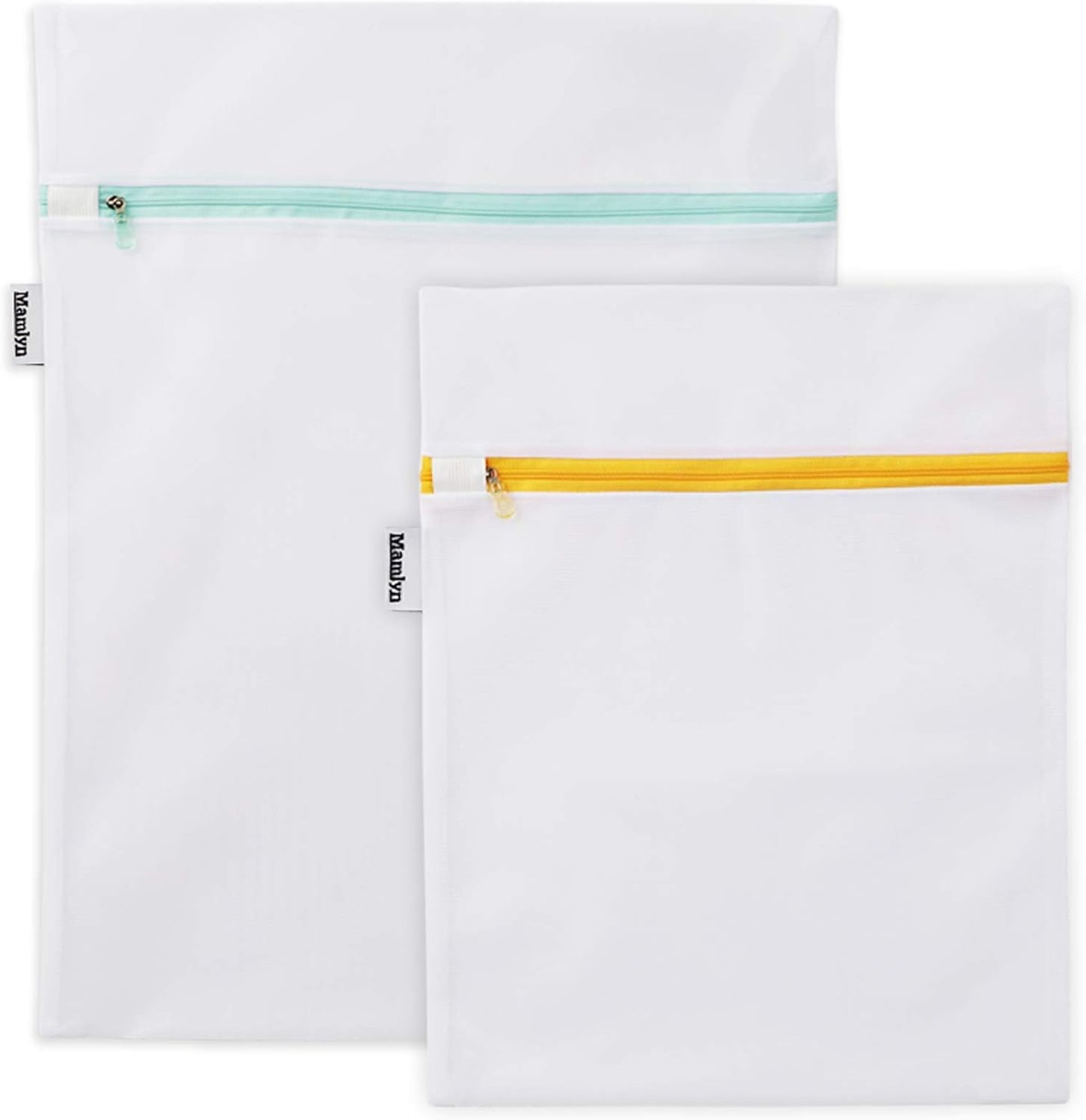 Mesh Laundry Bag for Delicates, Wash Bags for Underwear and Lingerie, Makeup Organizer Bag (1 Medium, 1 Small)