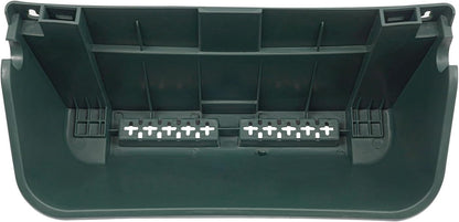 24Pack Vertical Wall Garden Planter, 13 inch Wall-mounted Garden Planters, Stackable Hanging Planter, Plastic Flower Pot with 4 Drainage Tray & 6.56FT Drainage Pipe for Indoor and Outdoor (Green)