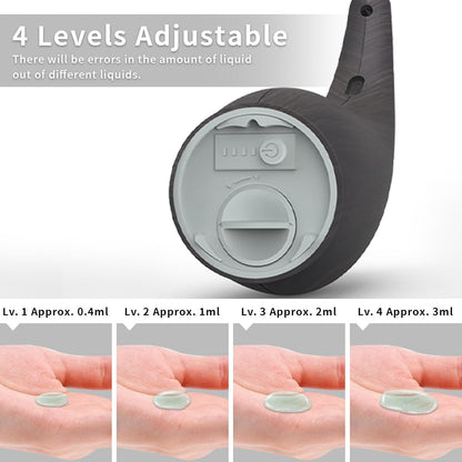 Automatic Soap Dispenser Touchless,400ML Hand & Dish Countertop Electric Liquid Dispenser with Sensor,Modern 4 Gear Adjustable Waterproof Battery Operated Kitchen Auto Soap Pump