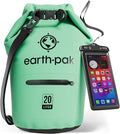 Earth Pak Waterproof Dry Bag with Zippered Pocket - Waterproof Dry Bag Backpack Keeps Gear Dry