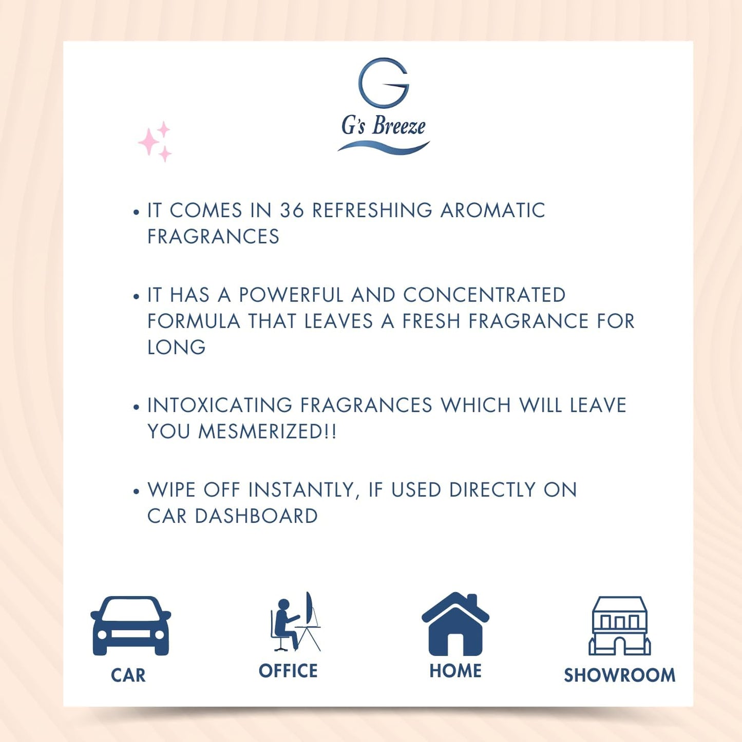 G's Breeze Cantaloupe Diffuser Oil Refill - Sweet, Refreshing & Juicy Scent of Ripe Cantaloupe - Uplifting Aroma, Fruity Spray for Home or Office - Energizing & Long-Lasting Fragrance - 60 ML