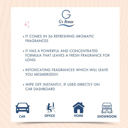 G's Breeze Cantaloupe Diffuser Oil Refill - Sweet, Refreshing & Juicy Scent of Ripe Cantaloupe - Uplifting Aroma, Fruity Spray for Home or Office - Energizing & Long-Lasting Fragrance - 60 ML