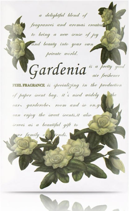 Scented Sachet for Drawers and Closets - Sachet Bags, Lot of 12 (Gardenia)