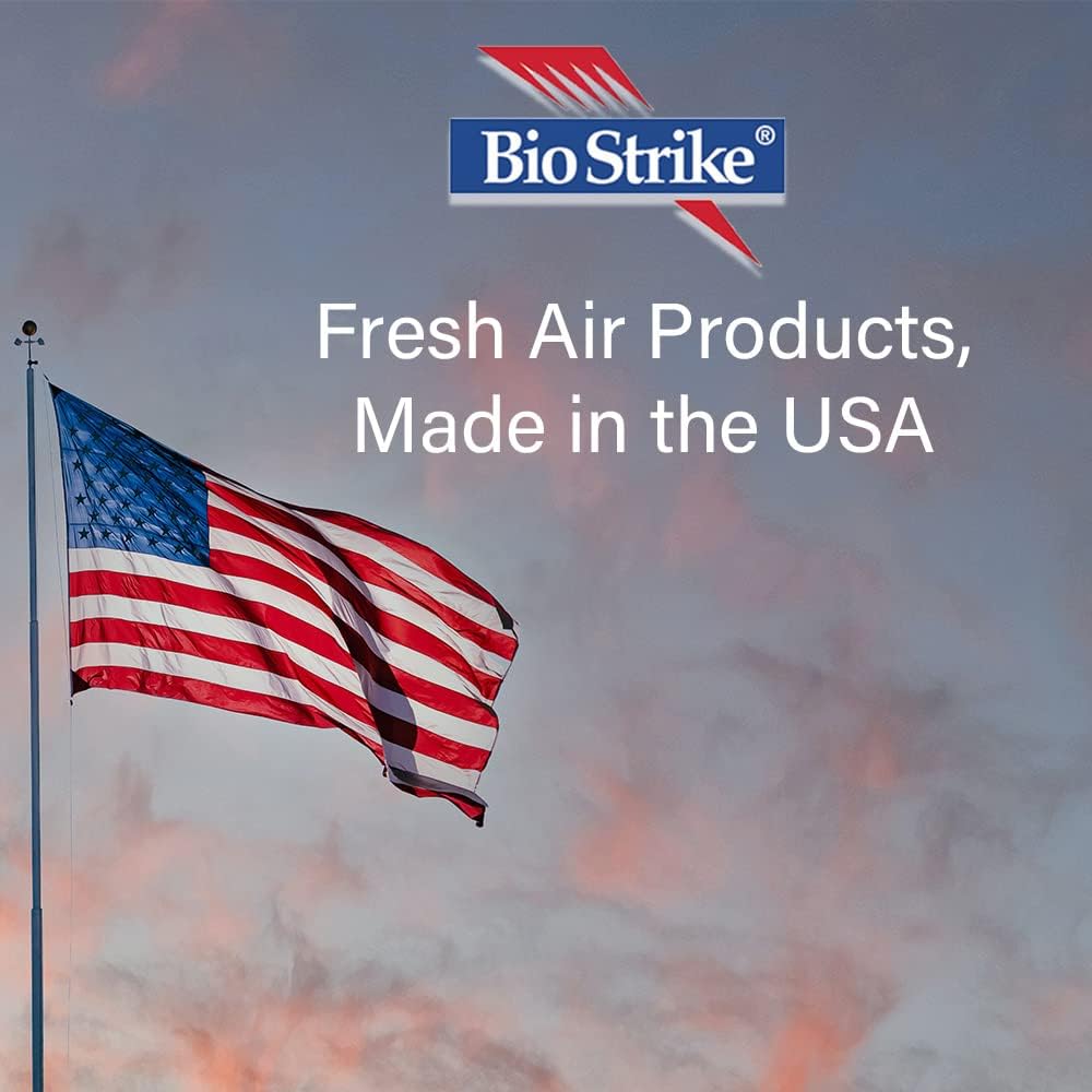 Odor Magic - Activated Charcoal Fridge Deodorizer - Better than Baking Soda - Peel & Stick Kitchen Deodorizer & Air Freshener for Trash Cans, Fridge, Compost, Drawers - Made in USA (1 Pack)