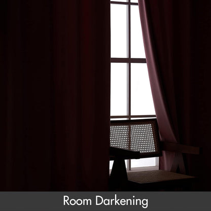 MIULEE Blush Pink Velvet Curtains Thermal Insulated Blackout Curtain Drapes for Bedroom Living Room Darkening 108 Inches Long Curtains Panels Rod Pocket Set of 2