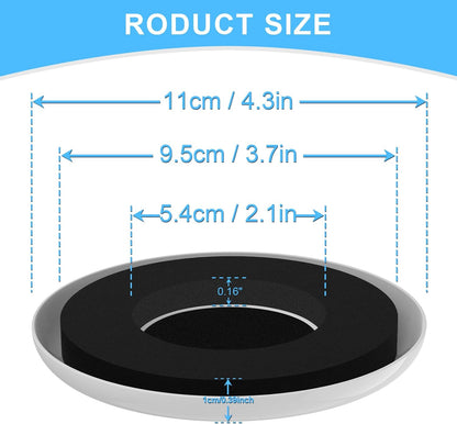 Upgrade Furniture Sliders, Furniture Sliders for Carpets, 16 PCS 4.3" Moving Pads with Anti-Slip Groove, Round Furniture Moving Sliders for Easy Move Bed Tables Cabinet Heavy Duty, Protect Carpets