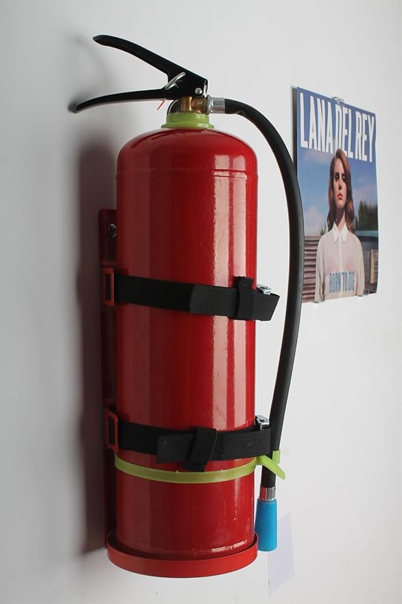 Fire Extinguisher Metal Bracket, Heavy Duty,Compatible with 5-Pound Fire Extinguishers (5LB 1PCS)