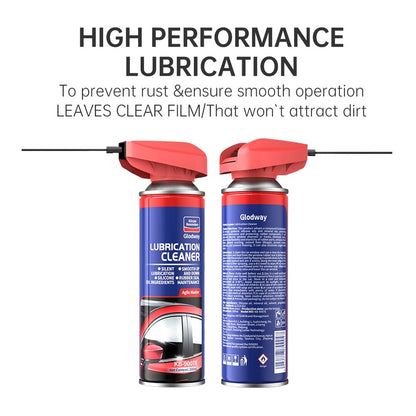 Glodway Specialist Silicone Lubricant Spary,Garage Door Lubricant Oil,with Smart Straw Sprays 2 Ways,for Door Higne,Bike,Sewing Machine,Metal Parts,10 OZ（Pack 3）