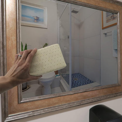 Evelots Car Windshield Cleaner Chamois, 4 Pack, Window Glass Defogger Sponge, Beige